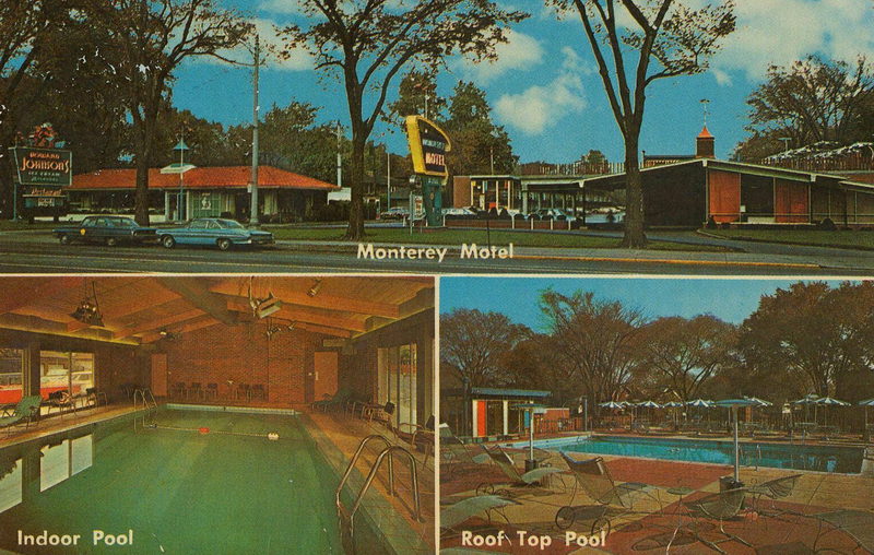 Monterey Motel - Old Postcard (newer photo)